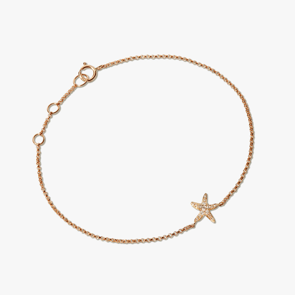 Love Diamonds 18ct Gold Diamond Starfish Bracelet | Annoushka jewelley